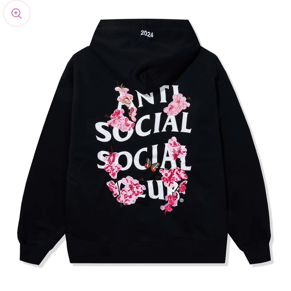 Anti Social Social Club SS24 Embroidered Kkotch Club Hoodie!